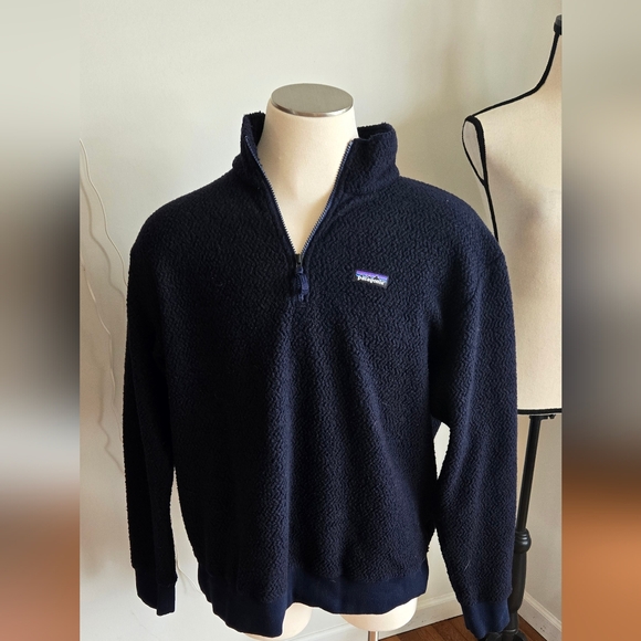 Patagonia Other - Patagonia Mens Blue Mens Casual Quarter Zip Fleece Jqcket XXL